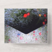 platinum 20th wedding anniversary invitation all in one uitnodiging (Achterkant)