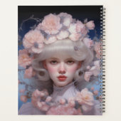 Platinum Beauty - Portrait et fleurs d'une femme (Dos)