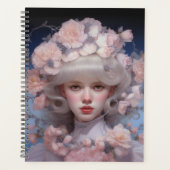 Platinum Beauty - Portrait et fleurs d'une femme (Devant)