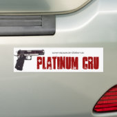 Platinum Cru Bumpersticker (Op auto)
