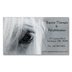 Platinum Equine Aangepaste Magnetische Zakelijke K Magnetisch Visitekaartje