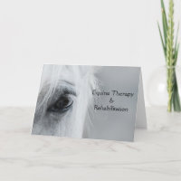 Platinum Equine Aanpasbare Vouwbare Wenskaart