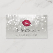 Platinum gloed Lips Visitekaartje (Voorkant)