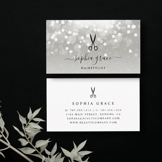 Platinum Glow Hairstylst Visitekaartje