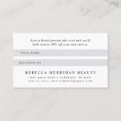 Platinum Glow Reference Kaart (Achterkant)