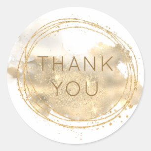 Platinum Gold Glitter Jewelry Designer Hartelijk d Ronde Sticker