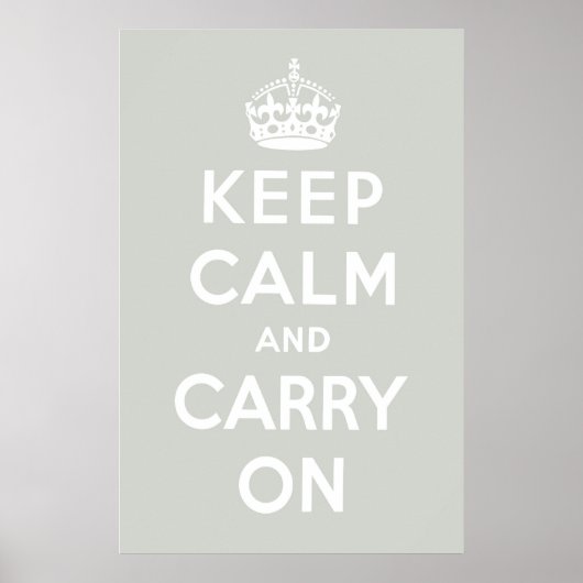 Platinum Gray Poster (Voorkant)