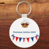 Platinum Jubilee 2022 Celebration Sleutelhanger (Voorkant)