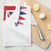 Platinum Jubilee 2022 Serviette de cuisine (Quart Plié)