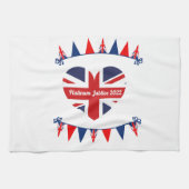 Platinum Jubilee 2022 Serviette de cuisine (Horizontal)
