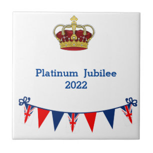 Platinum Jubilee 2022 Tegeltje