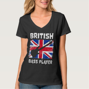 Platinum Jubilee British Flag Union Jack Good Bass T-shirt