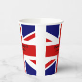 Platinum Jubilee. Papieren Bekers (Links)