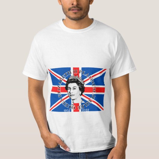 Platinum Jubilee - Reine Elizabeth II - T-shirt (Devant)