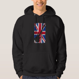 Platinum Jubileum Britse Vlag Union Jack Goede Bas Hoodie