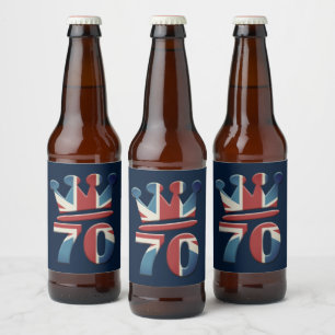 Platinum Jubileum Koningin Elizabeth 70 jaar Bier Etiket