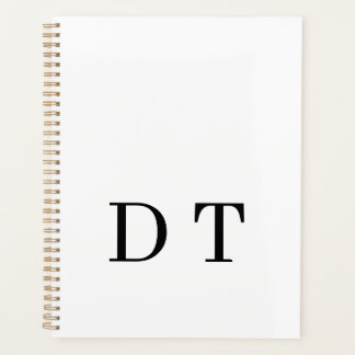 Platinum Mirror Gravure – Ultra‑Clean Luxe Planner