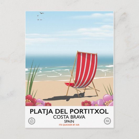Platja del Portitxol, Costa Brava, Spanje Briefkaart (Voorkant)