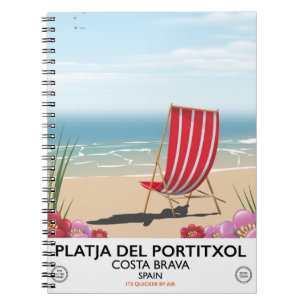 Platja del Portitxol, Costa Brava, Spanje Notitieboek