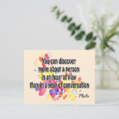 Plato Briefkaart (Staand voorkant)