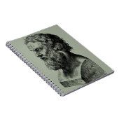 Plato Bust plato, filosofie-illustratie Notitieboek (Rechterzijde)