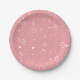 Plato de papel Cute Fresi `placas de papel Papieren Bordje