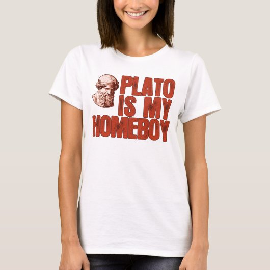 Plato is mijn thuisjongen t-shirt (Voorkant)