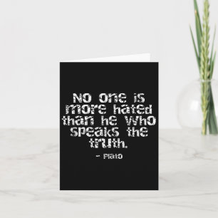 Plato Philosophy Quote Kaart