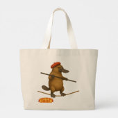 Plato platypus tightrope walker grote tote bag (Achterkant)