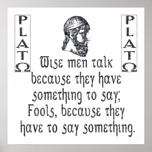Plato Poster (Voorkant)
