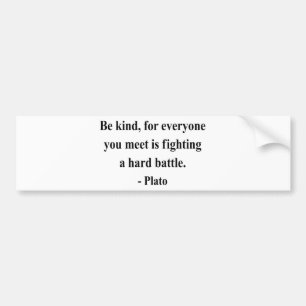 Plato Quote 1a Bumpersticker