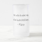 Plato Quote Beer Mok (Center)