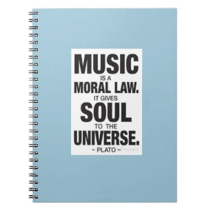Plato Quote-laptop Notitieboek