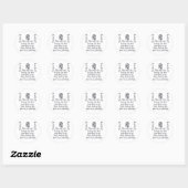 Plato Ronde Sticker (Vel)