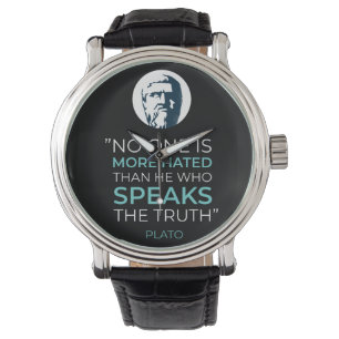Plato Truth Philosophy Quote Horloge