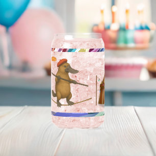 Plato vogelbekdier koorddanser blikvorm glas
