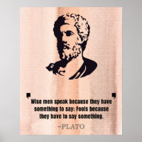 Plato "Wise Mannen Speak" Citaat