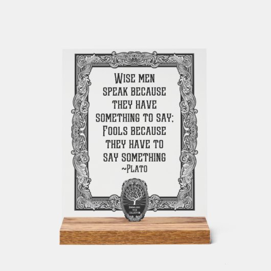 Plato Wise Speak (Recto)