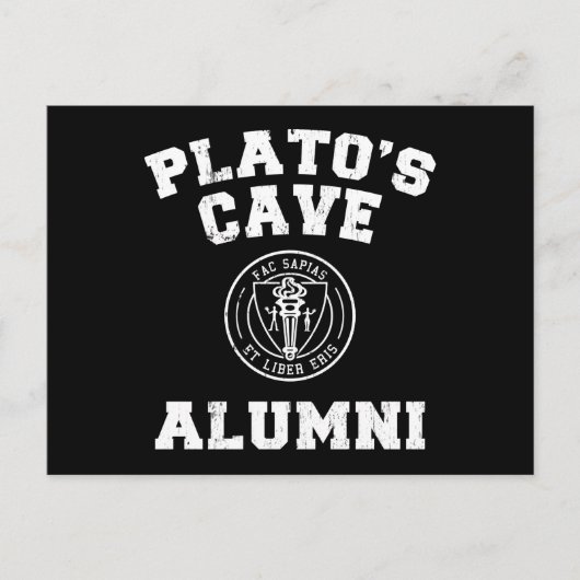 Plato's Cave Alumni Briefkaart (Voorkant)