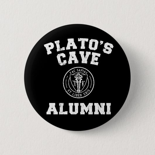 Plato's Cave Alumni Button (Voorkant)