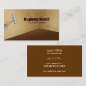 Plâtrage des cartes de visite de société (Devant / Derrière)