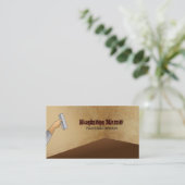 Plâtrage des cartes de visite de société (Debout devant)