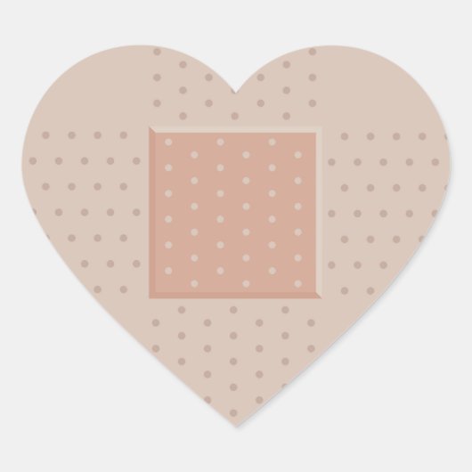 Plâtre de pansement Médicale - Sticker de coeur (Devant)