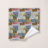 Plats assortis de carte grise (Gant de toilette)