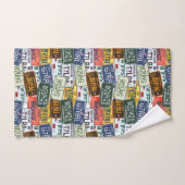 Plats assortis de carte grise (Serviette à main)