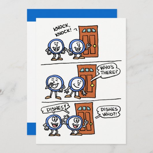 Plats et Invitation à un Invitation de fête (Devant / Derrière)