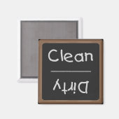 Plats propres et salés Aimant en tableau noir (Recto/Verso)