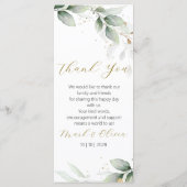 Platt menu (Achterkant)