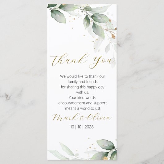 Platt menu (Achterkant)