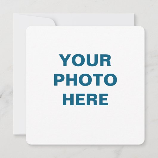  platte aankondiging Kaart (Voorkant)